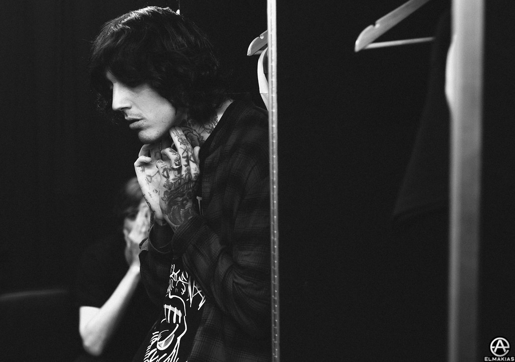 Oliver Sykes of Bring Me The Horizon at Reading Festival 2015 by Adam Elmakias