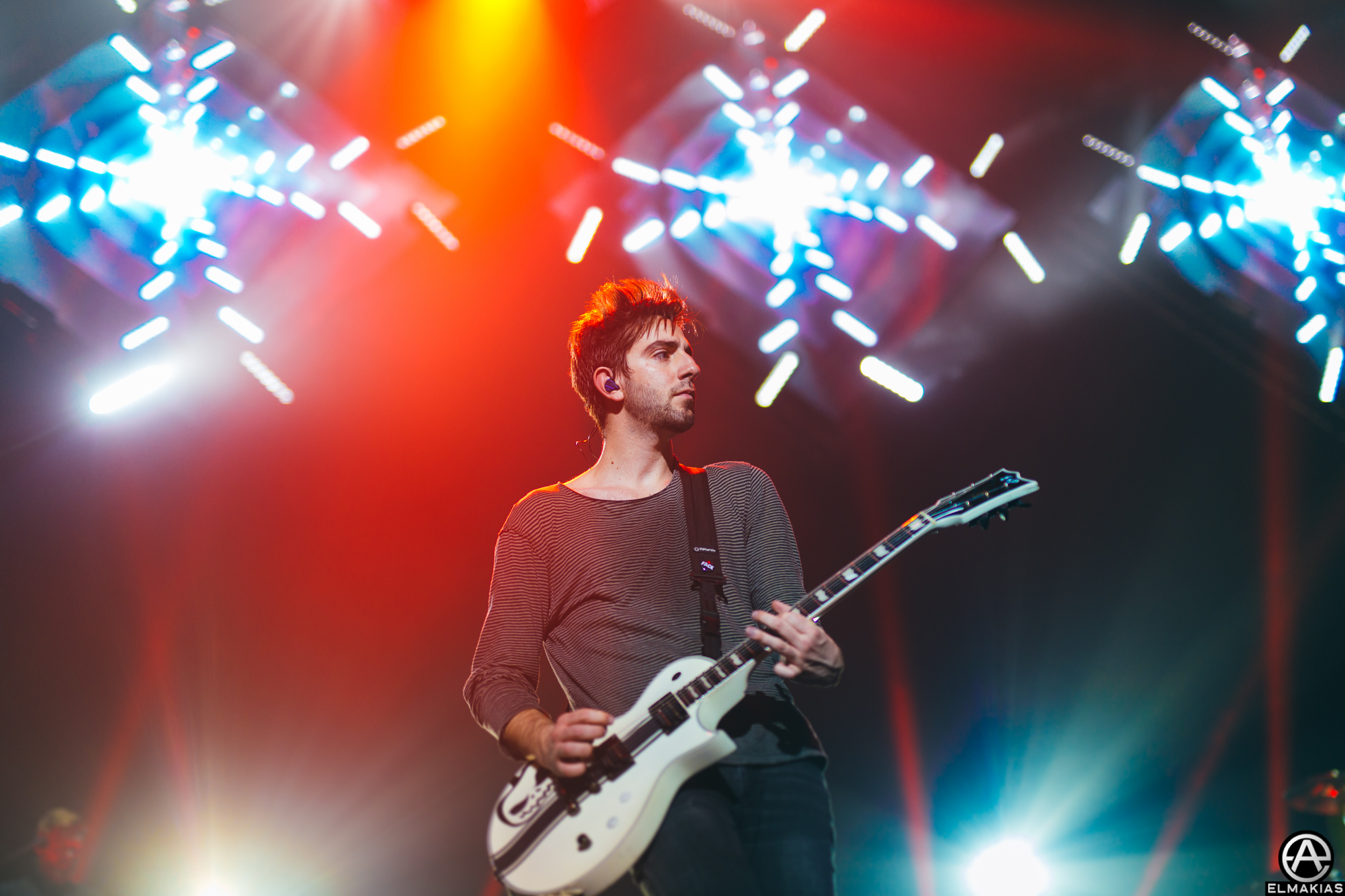 Jack Barakat of All Time Low by Adam Elmakias - All Time Low UK Arena Tour