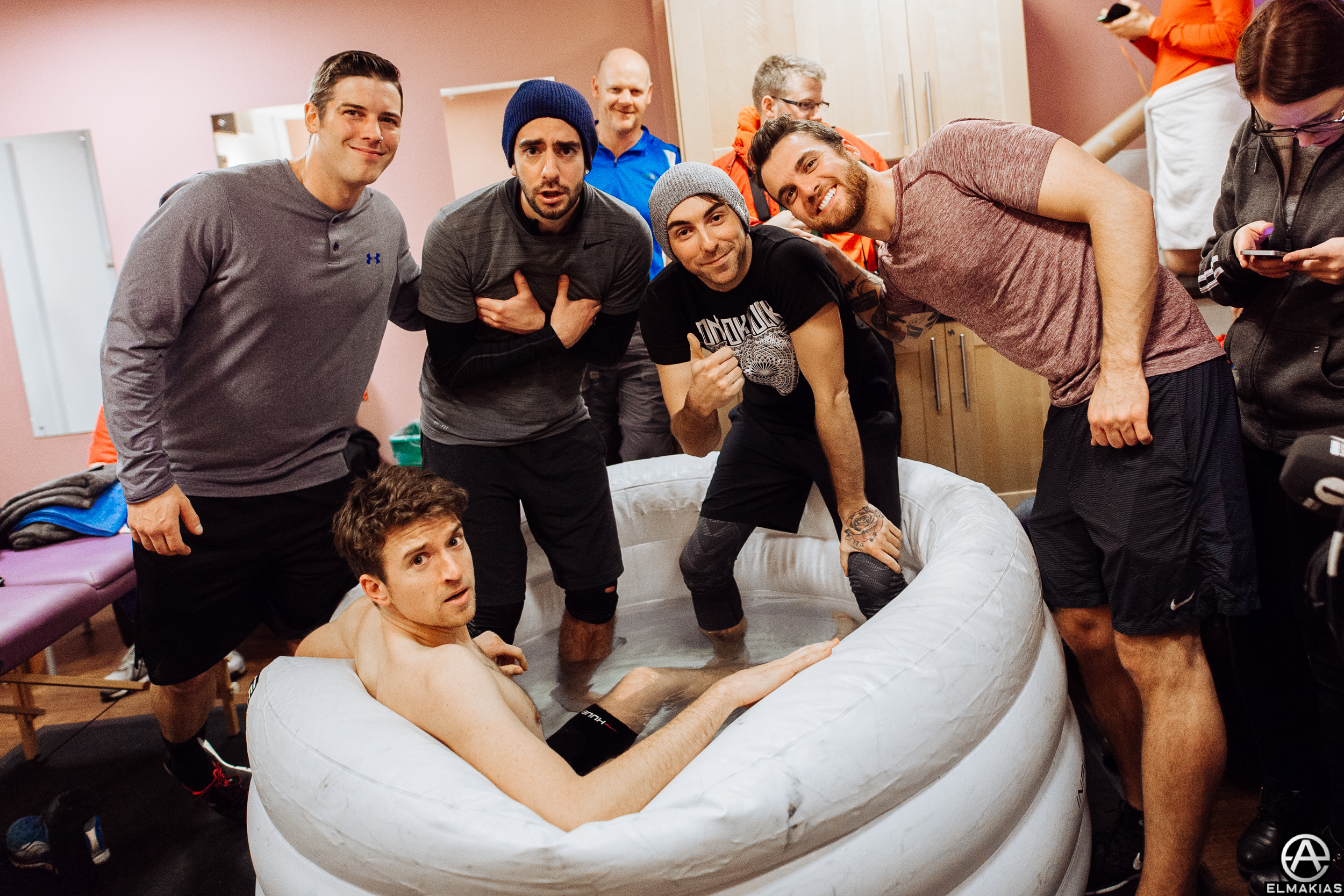 All Time Low and Greg James by Adam Elmakias - All Time Low UK Arena Tour