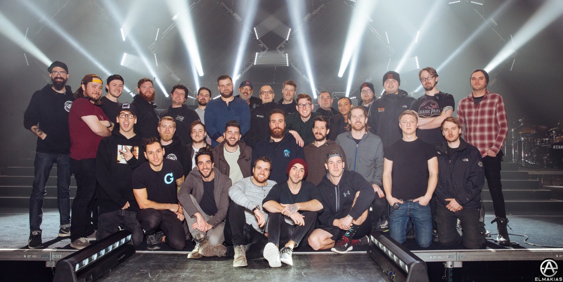 All Time Low Band and Crew by Adam Elmakias