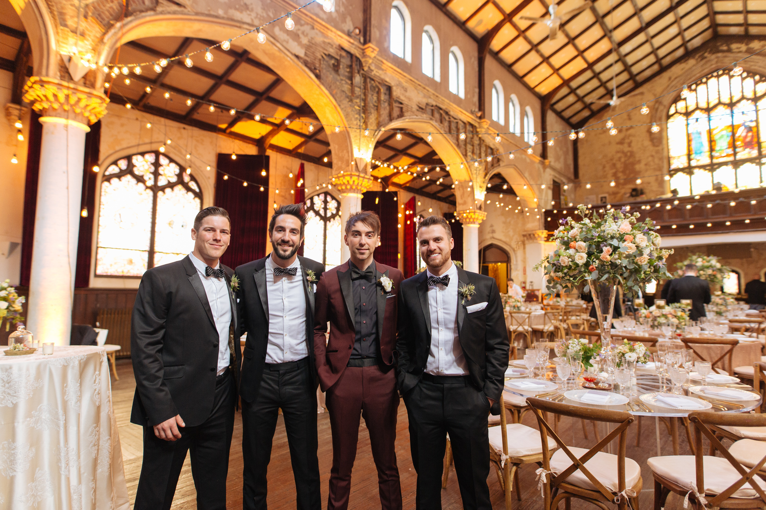 All Time Low at the Wedding Reception
