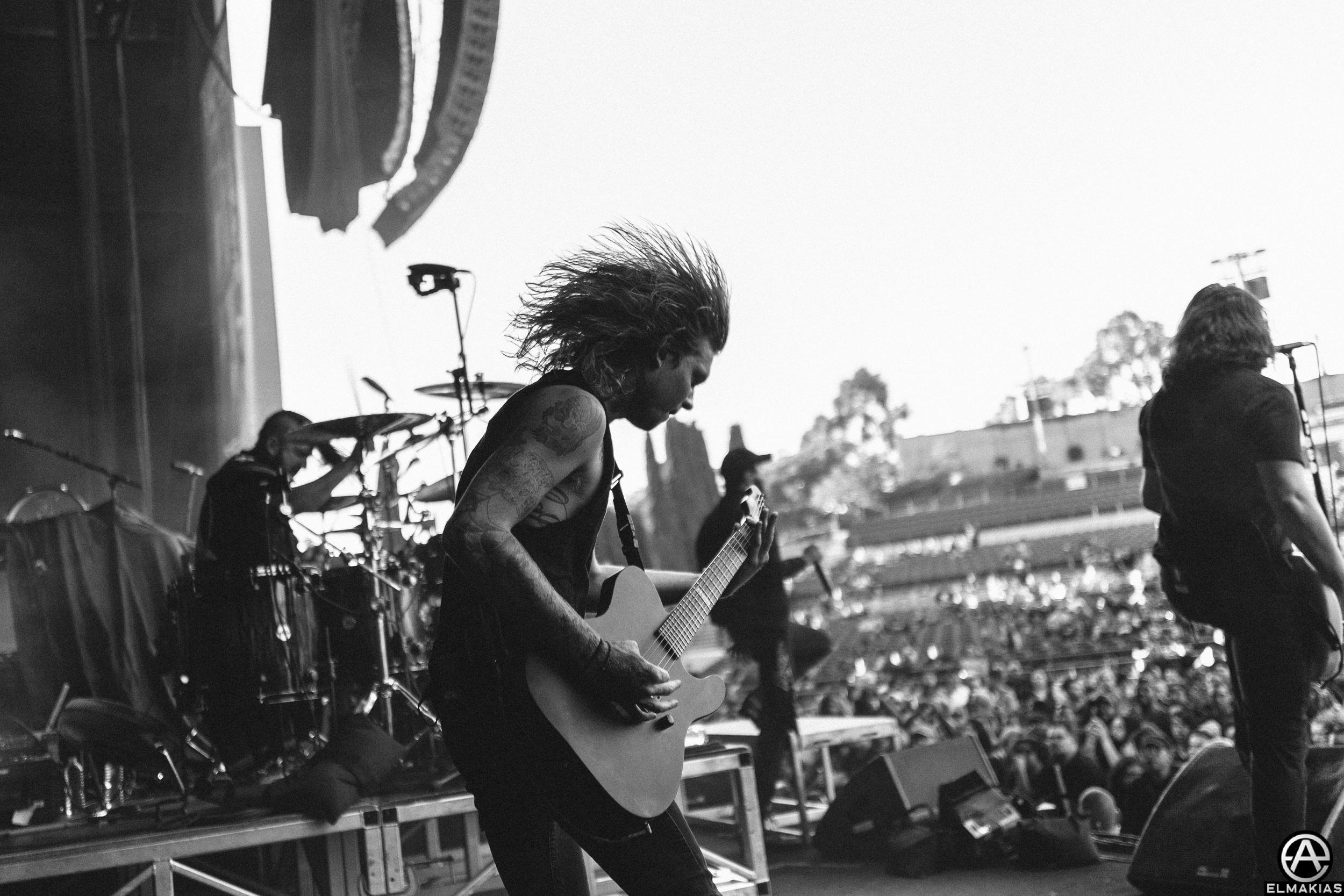 Alan Ashby of Of Mice & Men photographed with the Sigma 24-35 ART f/2.0