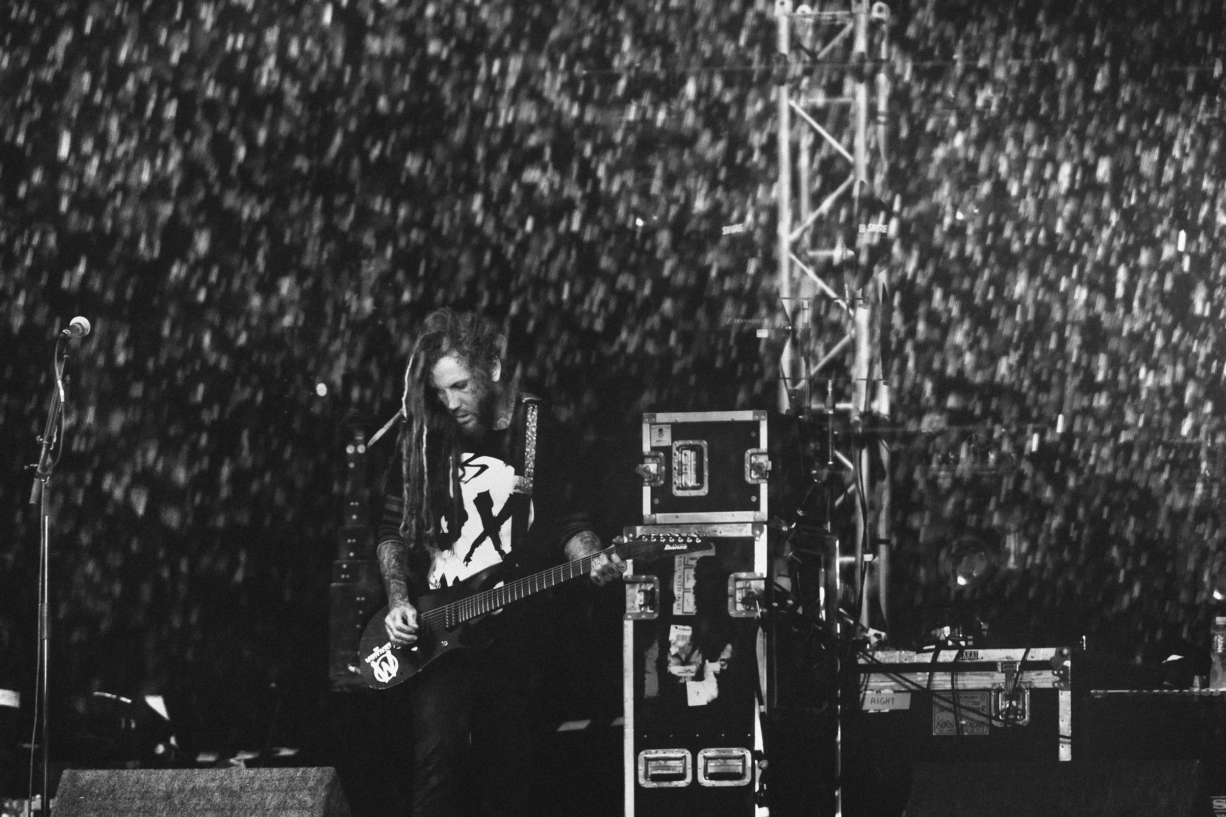 James Shaffer of Korn at Download Festival