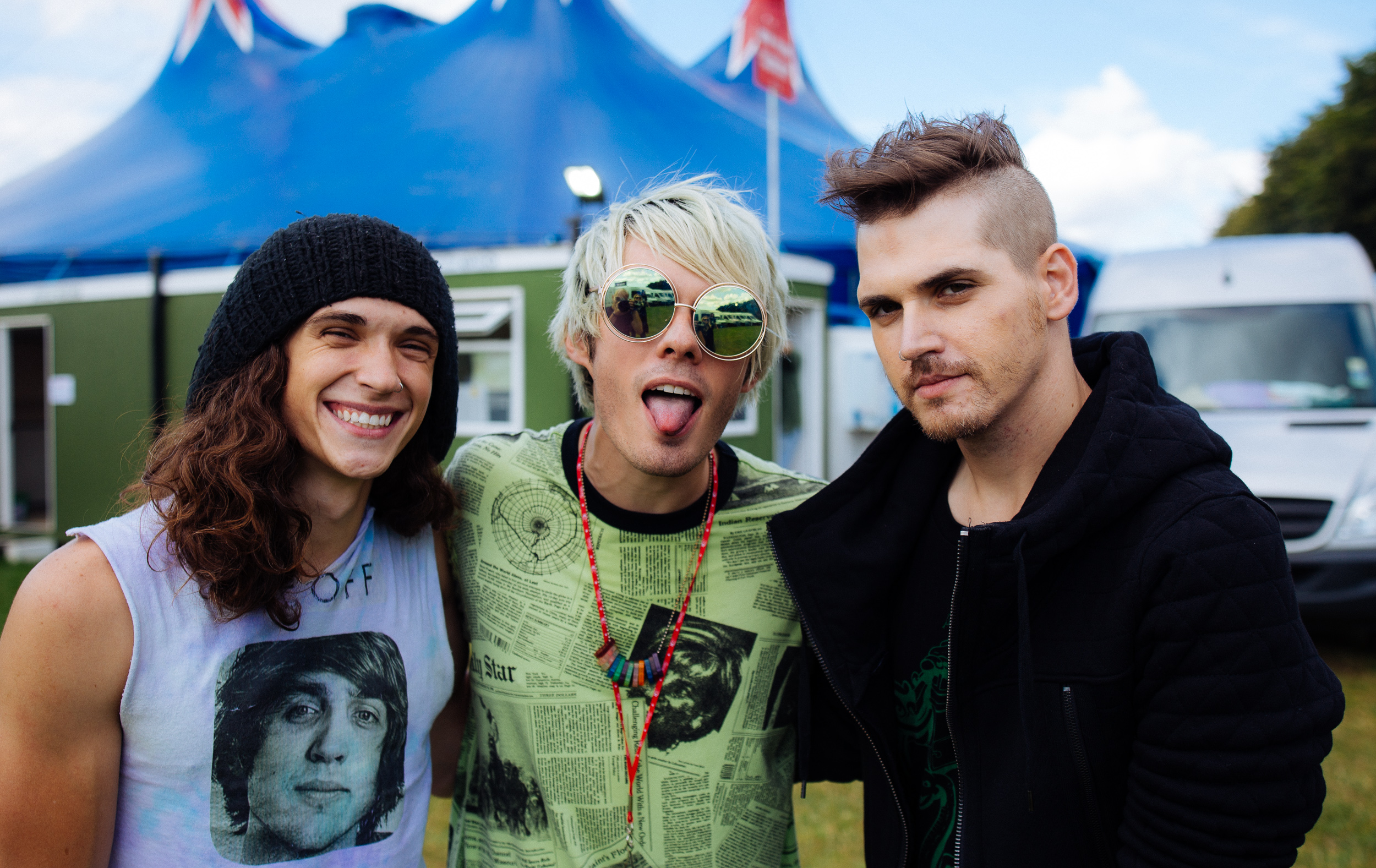 Waterparks  x Mikey Way at Leeds Festival by Adam Elmakias