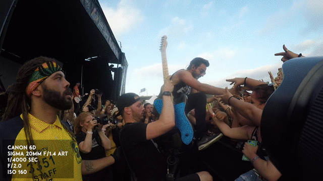 Jack of All Time Low at Warped Tour