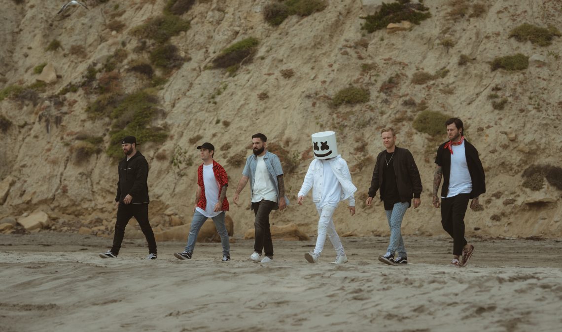 A Day To Remember and Marshmello filming me 'Rescue Me' Music video 